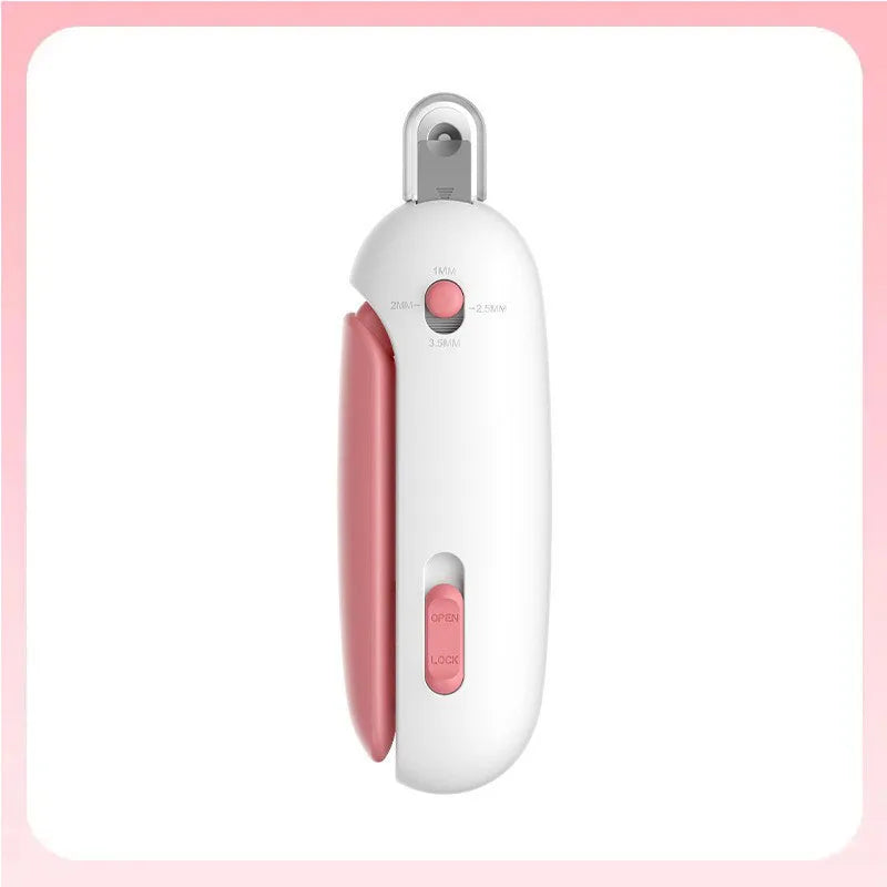 Pet Cat Dog Nail Clipper Cutter Adjustable Hole with Nail File to Avoid Excessive Cutting Professional Grooming Tool