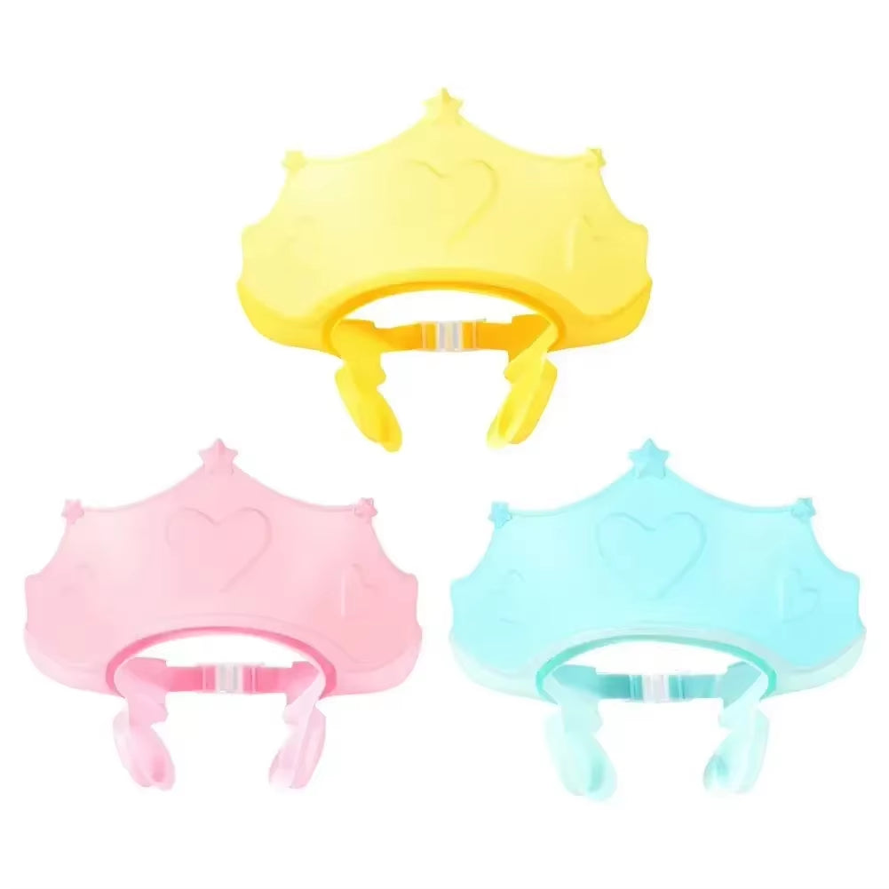 For Kids Ear Protection Safe Children Shampoo Bathing Adjustable Hair Wash Hat Shower Protect Head Cover Baby Shower Soft Cap