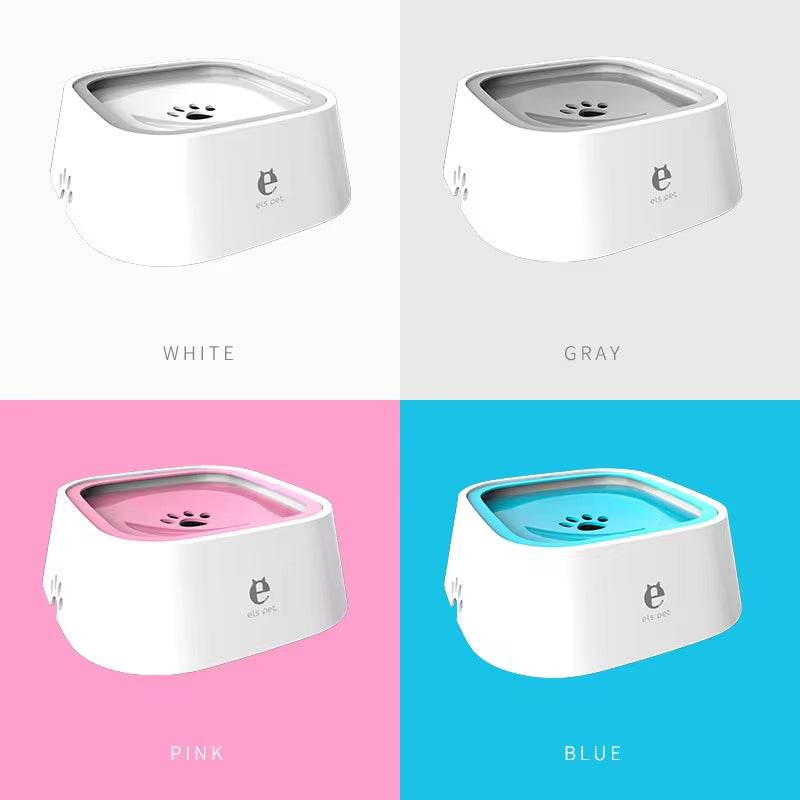 Portable Pet Floating Water Bowl - Anti-Splash, No-Wet-Mouth Dog & Cat