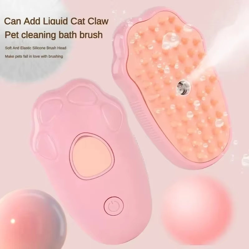 Cat Steam Brush 3 in 1 Electric Pet Brush Cat Hair Brushes Massage Dog Brush Spray Comb Pet Grooming Hair Removal Combs