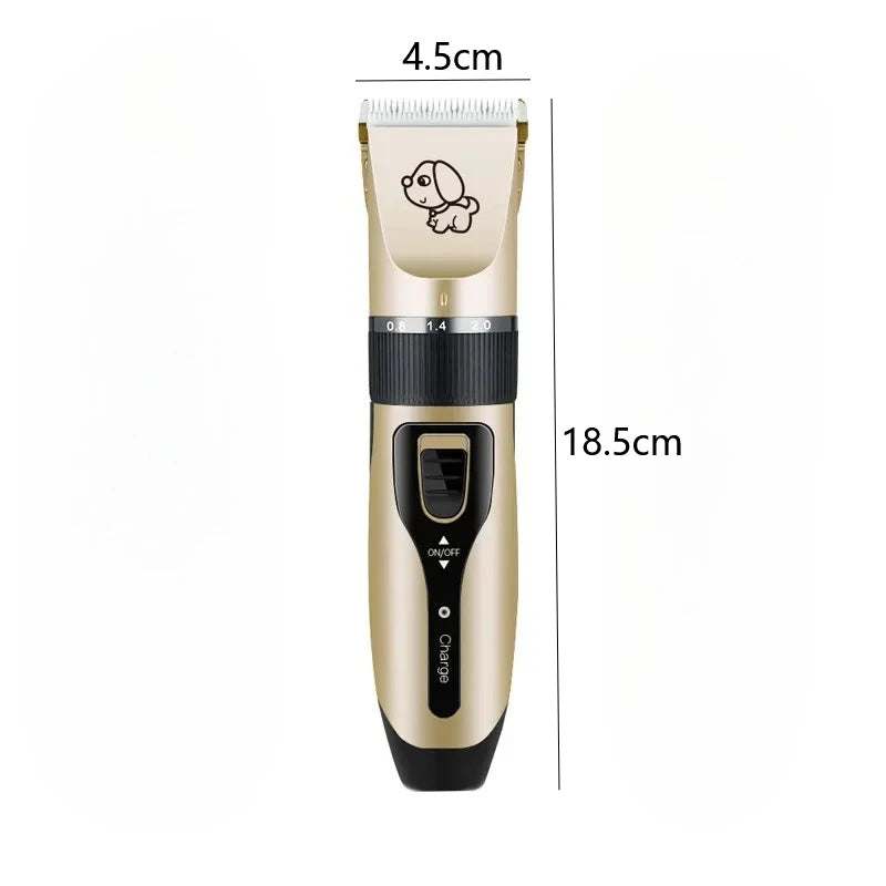 Professional Cat Dog Hair Clipper Grooming Kit Rechargeable Pet Hair Trimmer Shaver Set Animals Hair Cutting Machine Low-Noise
