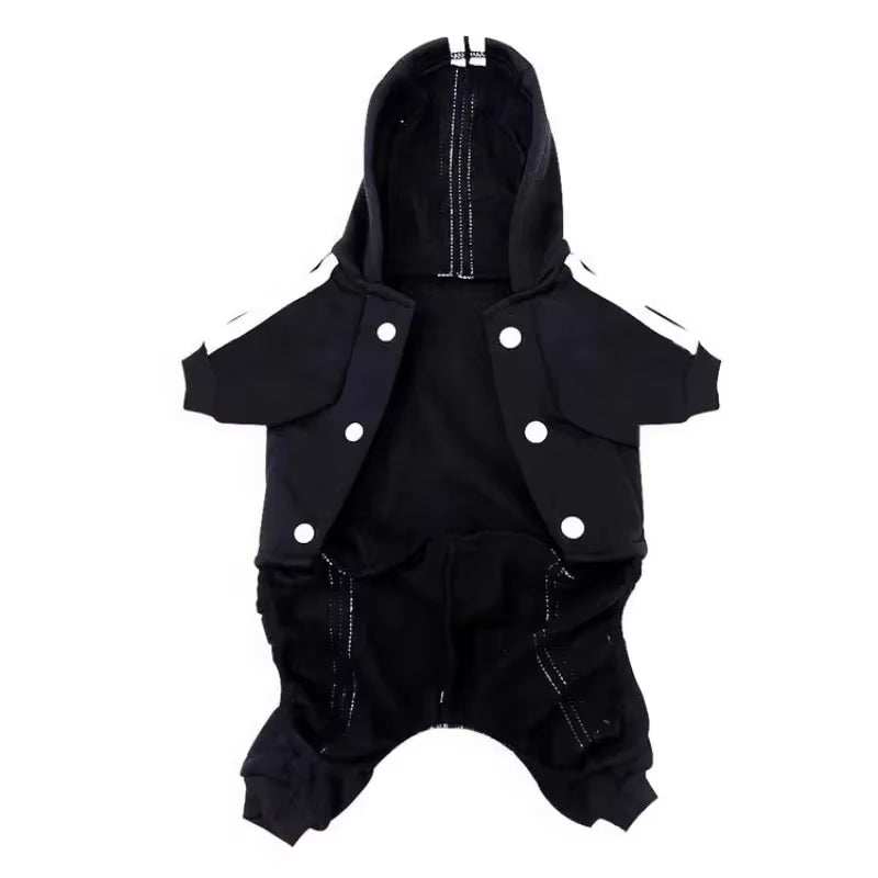 Adidog Clothes Dog Jumpsuit - Warm Puppy Pet Clothes for Dog Hoodies..