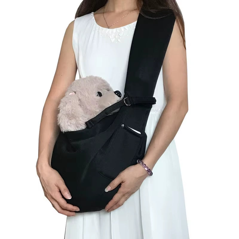 Pet Crossbody Shoulder Bag Carrier Bag Outdoor Travel Portable Cat Puppy Sling Carrier Bag Cat Backpacks Dog Carrying Supplies