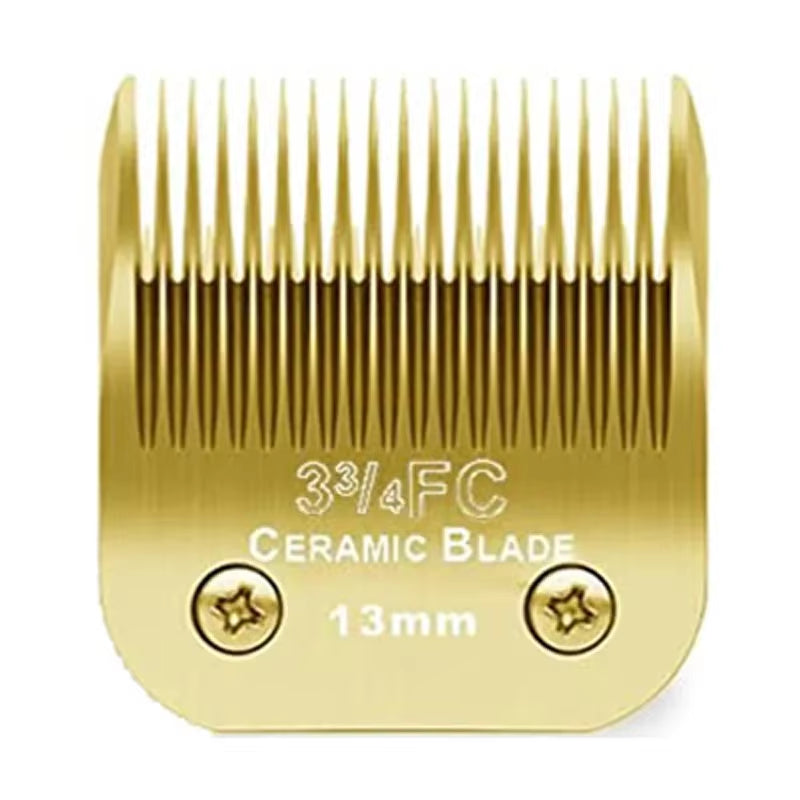 Detachable Pet Dog Clipper Ceramic Blades Set Compatible with Andis,Oster A5,Wahl KM10 Series Clippers