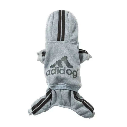 Adidog Clothes Dog Jumpsuit - Warm Puppy Pet Clothes for Dog Hoodies..