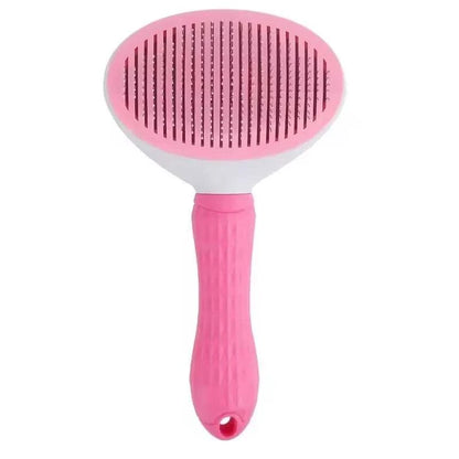 Self-Cleaning Pet Hair Remover Brush for Dogs & Cats - Deshedding Grooming Comb for Long & Short Hair