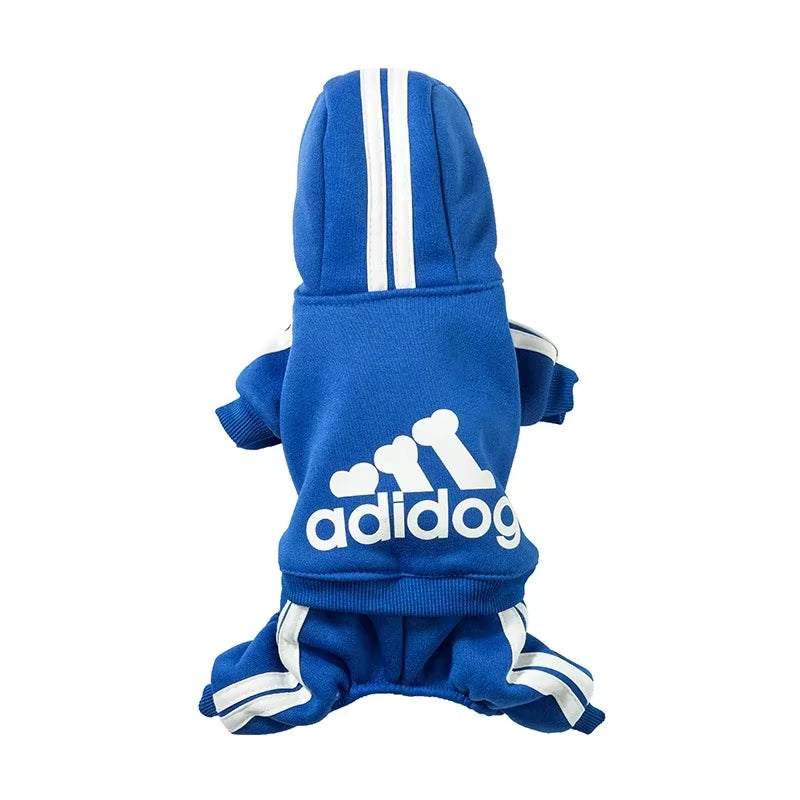 Adidog Clothes Dog Jumpsuit - Warm Puppy Pet Clothes for Dog Hoodies..