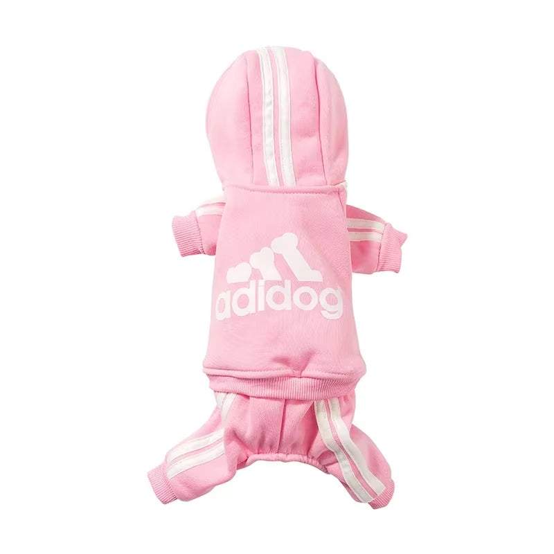 Adidog Clothes Dog Jumpsuit - Warm Puppy Pet Clothes for Dog Hoodies..