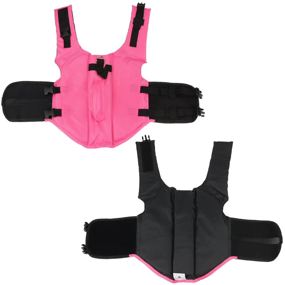 Small Medium Dog Shark Life Vest Swim Clothes Puppy Jacket Pet Clothes for Swimming Pool Beach Boating