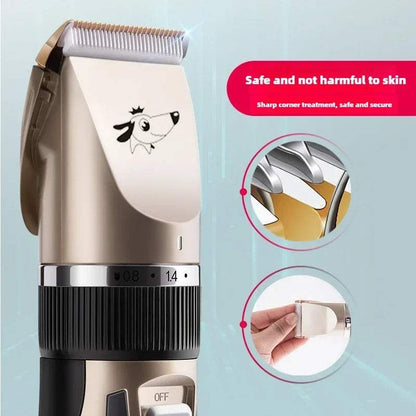 Professional Cat Dog Hair Clipper Grooming Kit Rechargeable Pet Hair Trimmer Shaver Set Animals Hair Cutting Machine Low-Noise