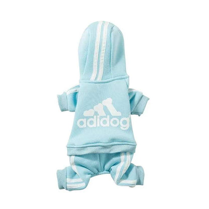 Adidog Clothes Dog Jumpsuit - Warm Puppy Pet Clothes for Dog Hoodies..